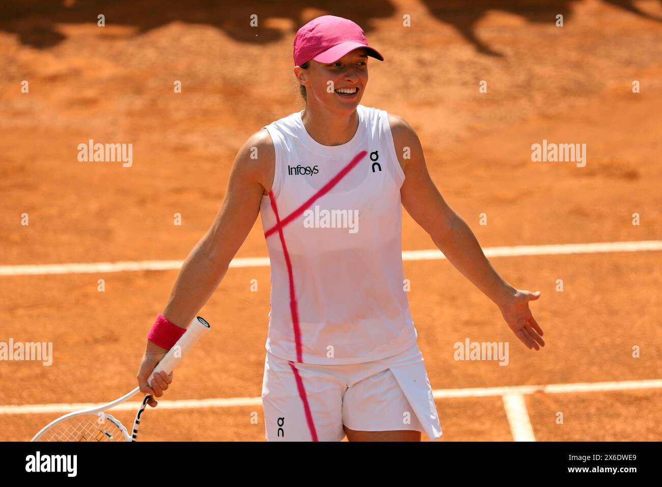 Rome, Italy 14.05.2024 IGA SWIATEK (POL) VS MADISON KEYS (USA) during