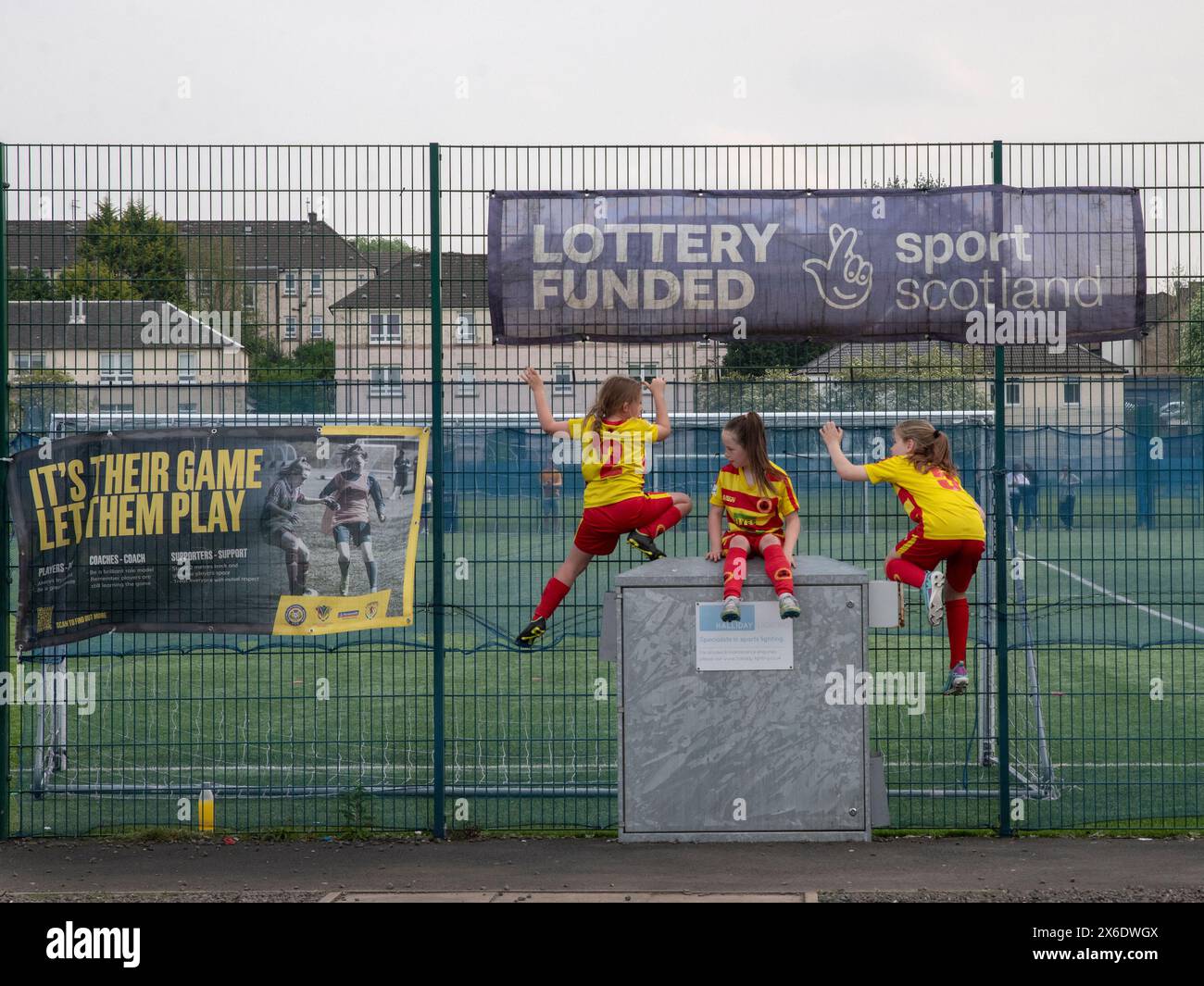 Glasgow, Scotland, UK. May 12th 2024: Rossvale Women Development team