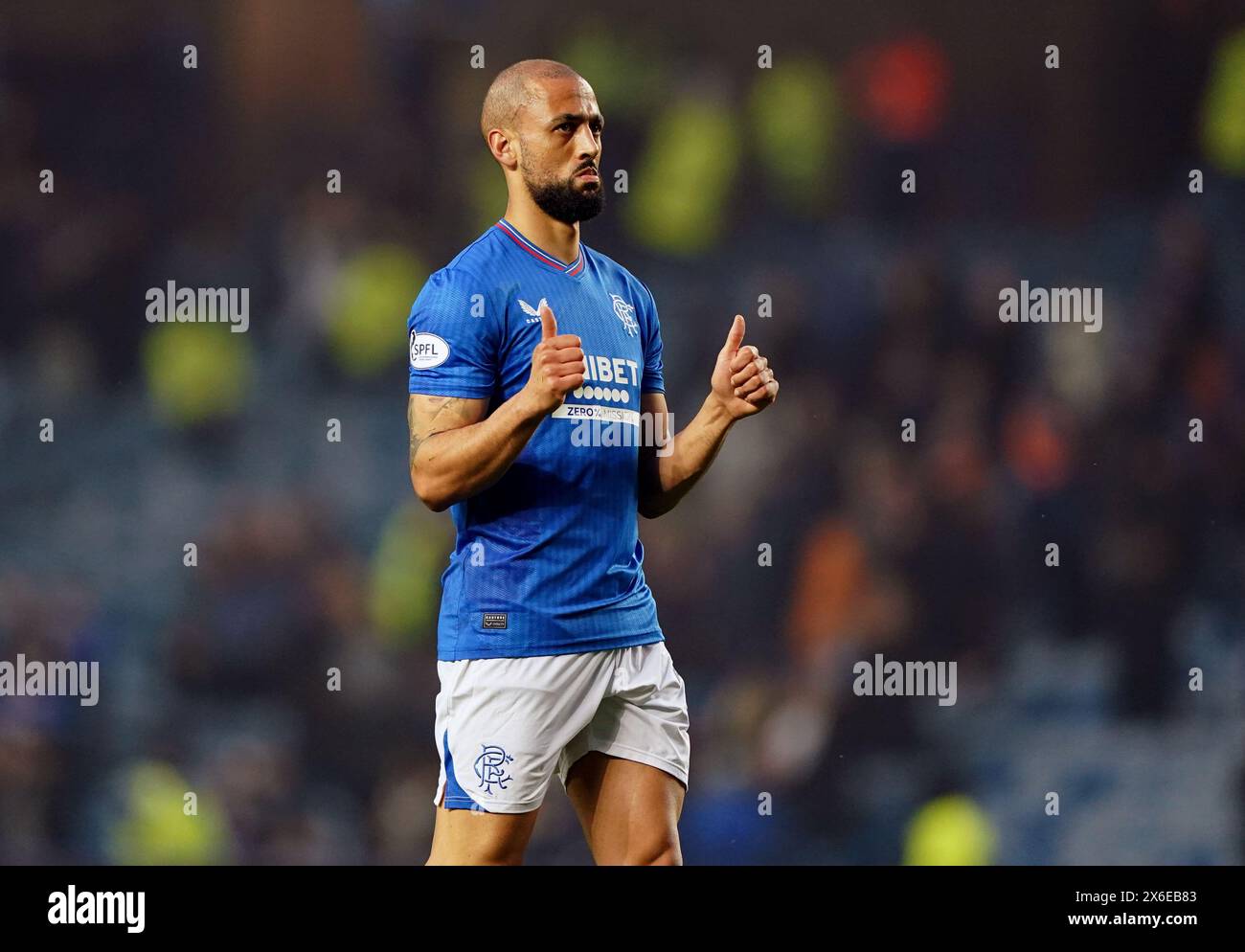 Rangers' Kemar Roofe following the cinch Premiership match at the Ibrox ...