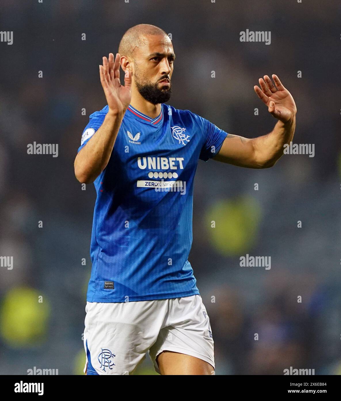 Rangers' Kemar Roofe following the cinch Premiership match at the Ibrox ...