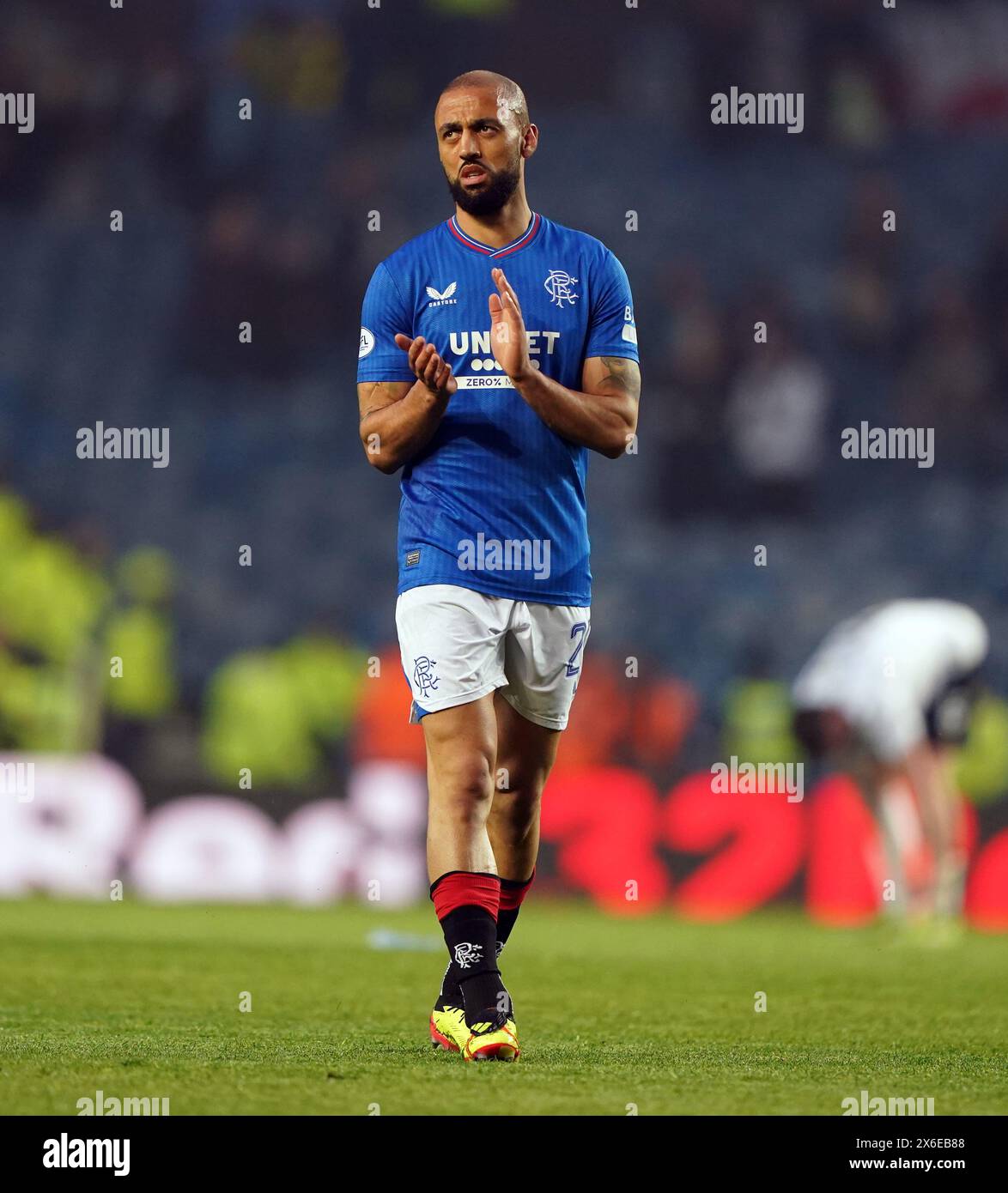 Rangers' Kemar Roofe following the cinch Premiership match at the Ibrox ...