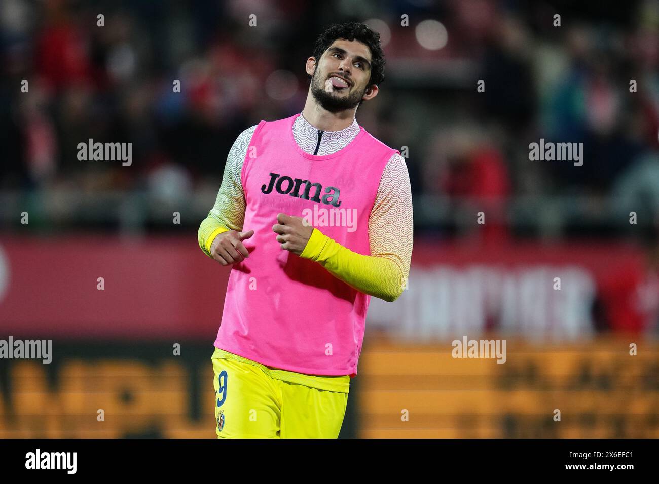 Girona, Spain. 14th May, 2024. Goncalo Guedes of Villarreal CF during the La Liga EA Sports match between Girona FC and Villarreal CF played at Montilivi Stadium on May 14, 2024 in Girona, Spain. (Photo by Bagu Blanco/PRESSINPHOTO) Credit: PRESSINPHOTO SPORTS AGENCY/Alamy Live News Stock Photo