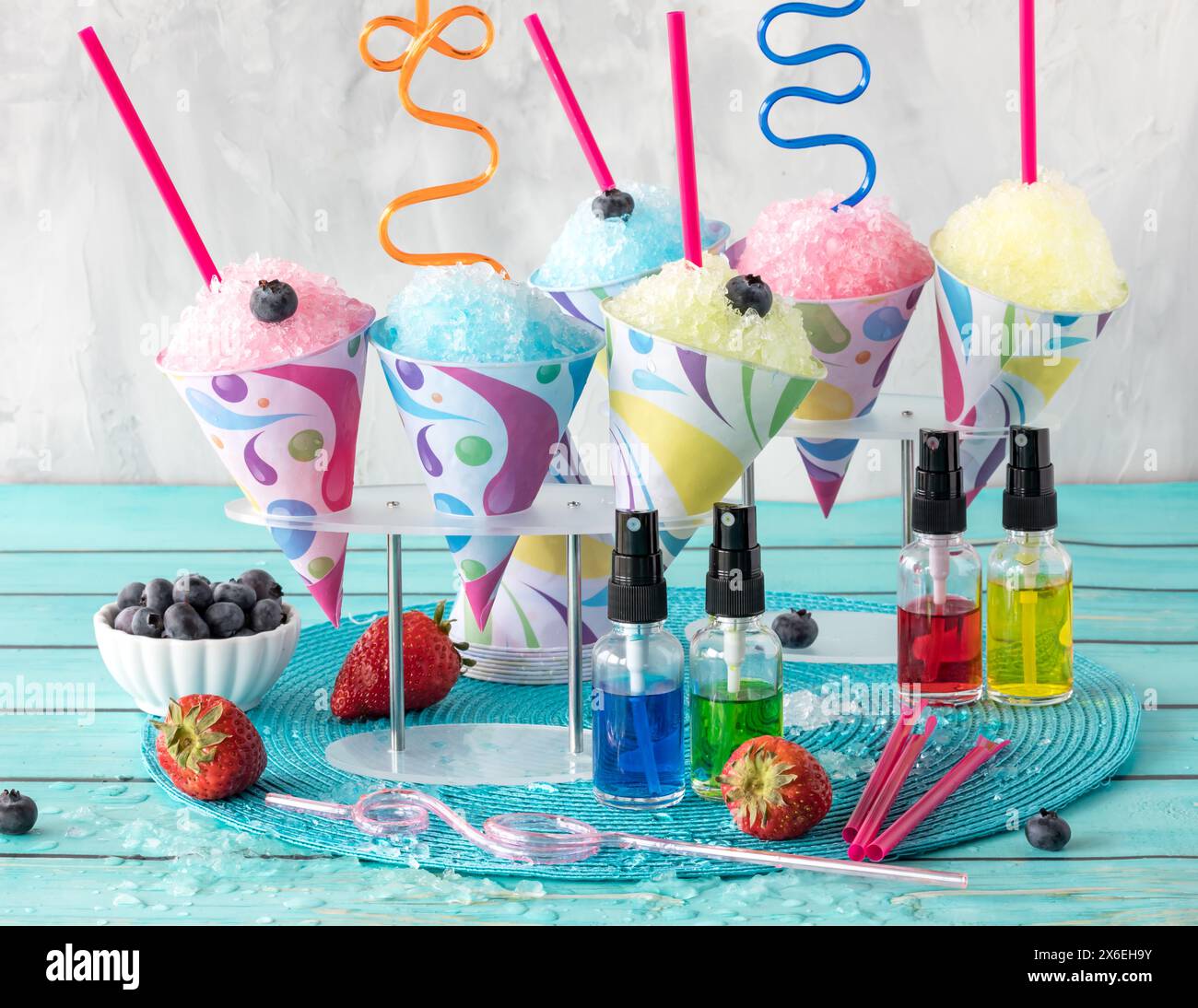 Shaved ice cones hi-res stock photography and images - Alamy