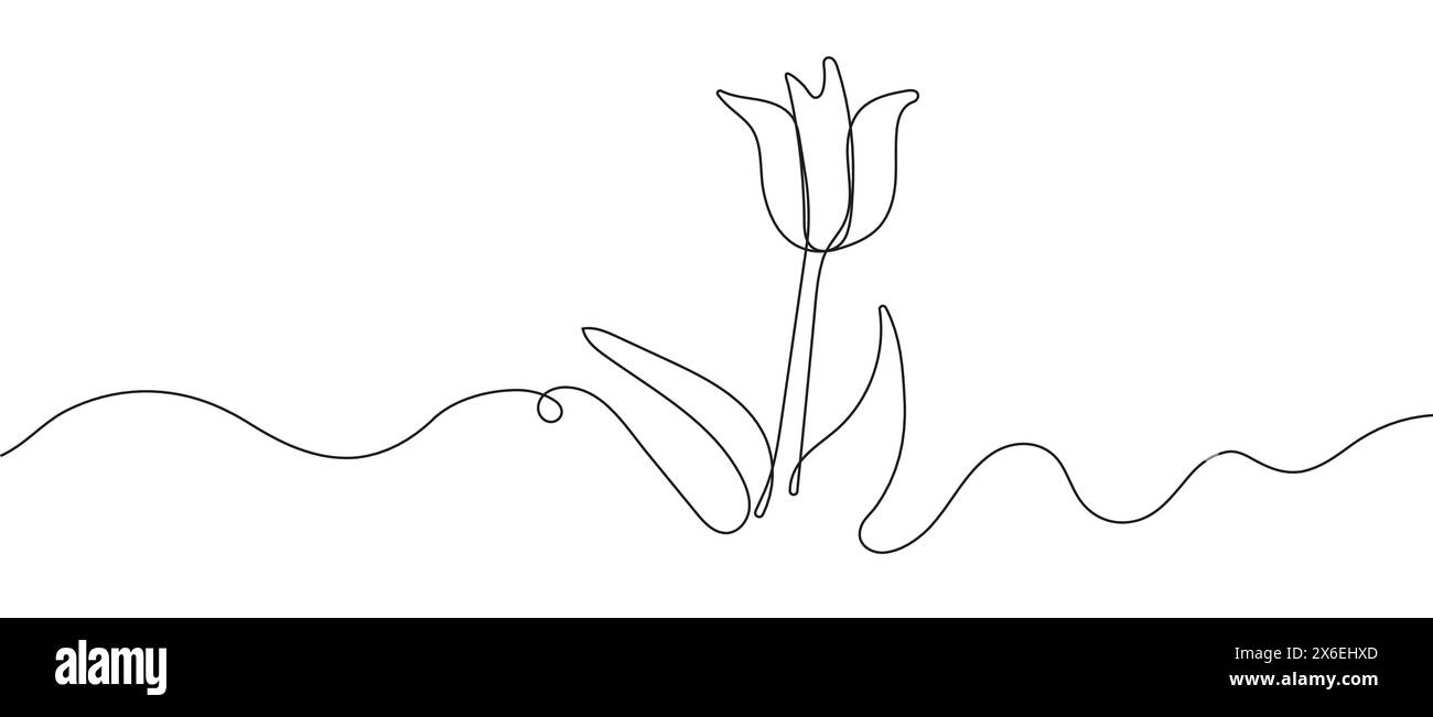Continuous line drawing features hi-res stock photography and images ...