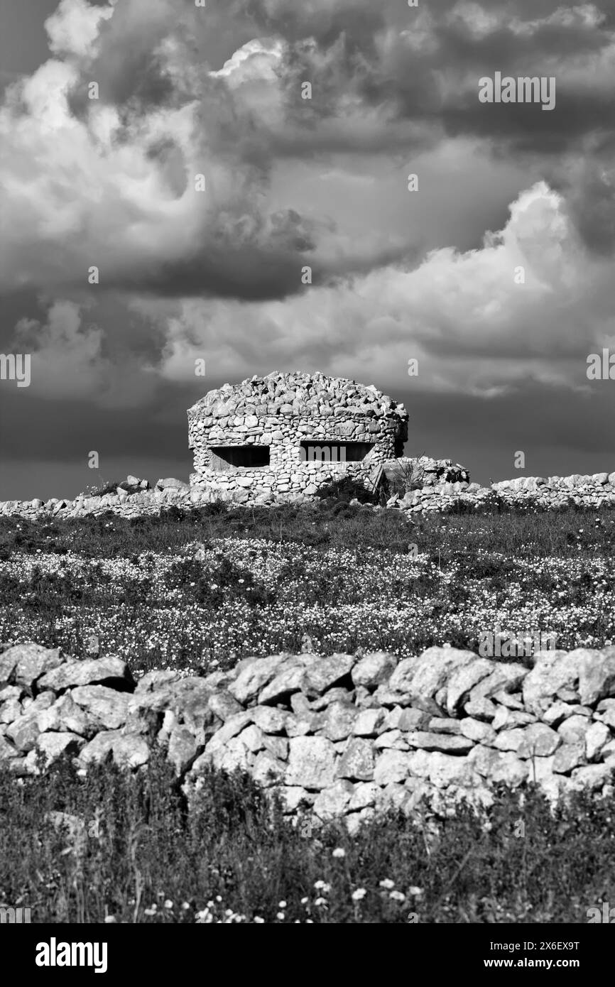 World war two concrete bunker Black and White Stock Photos & Images - Alamy