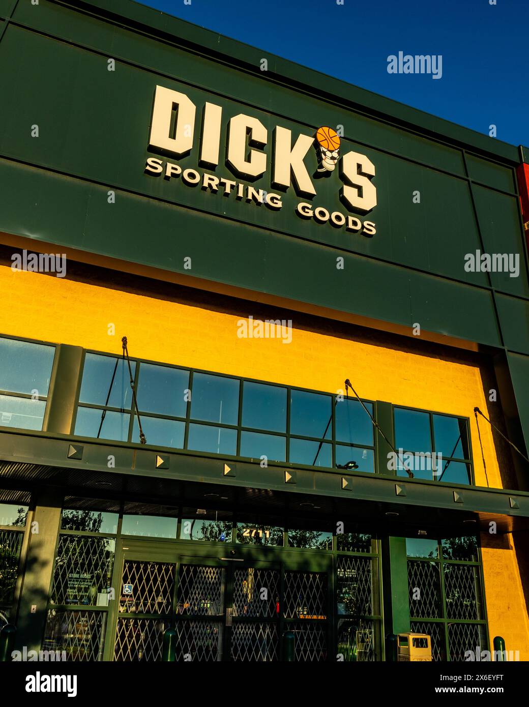 A Dicks Sporting Goods Store In The California Central Valley Town Of A dicks sporting goods store in the california central valley town of