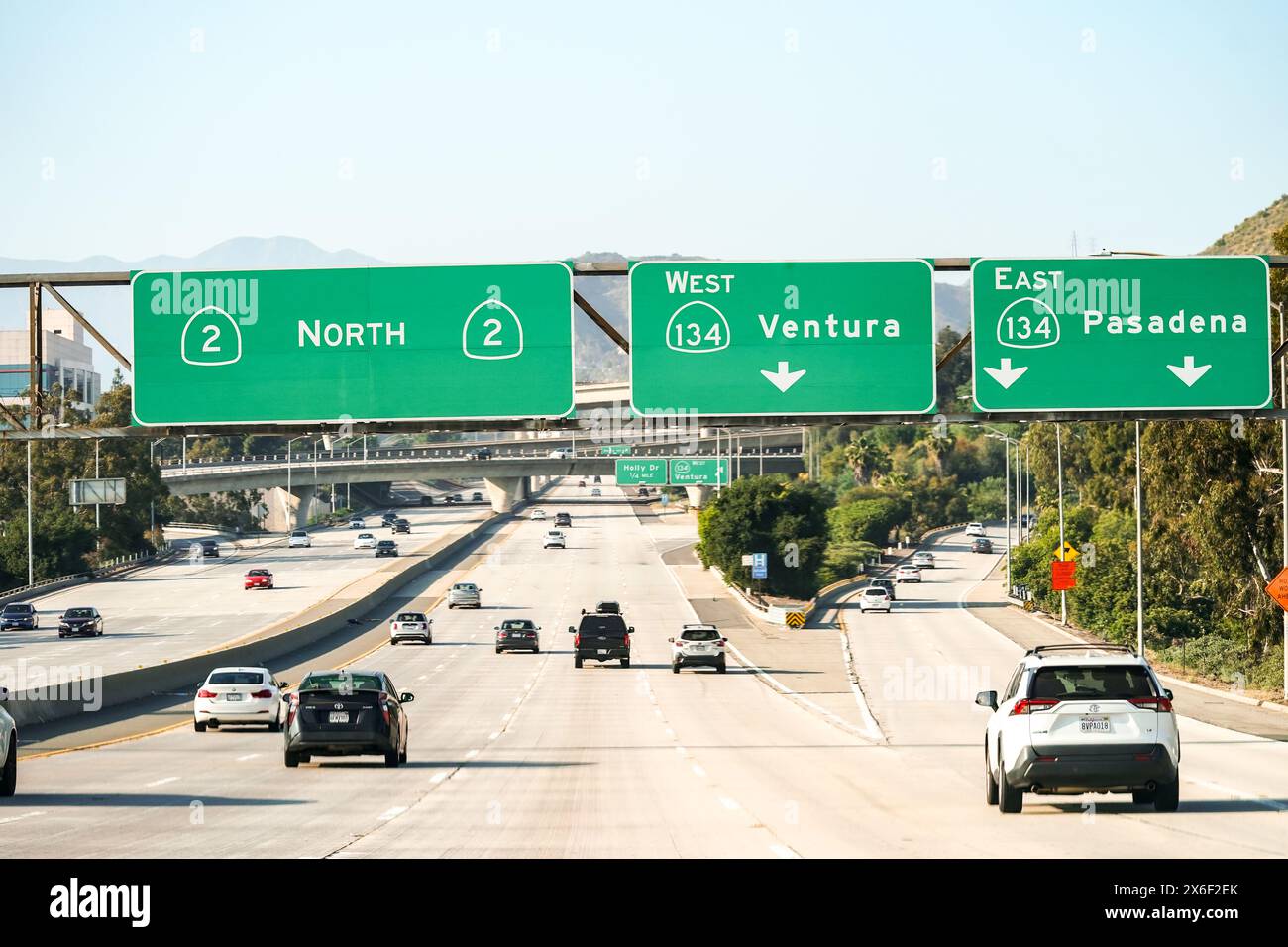 Los Angeles freeway Stock Photo - Alamy