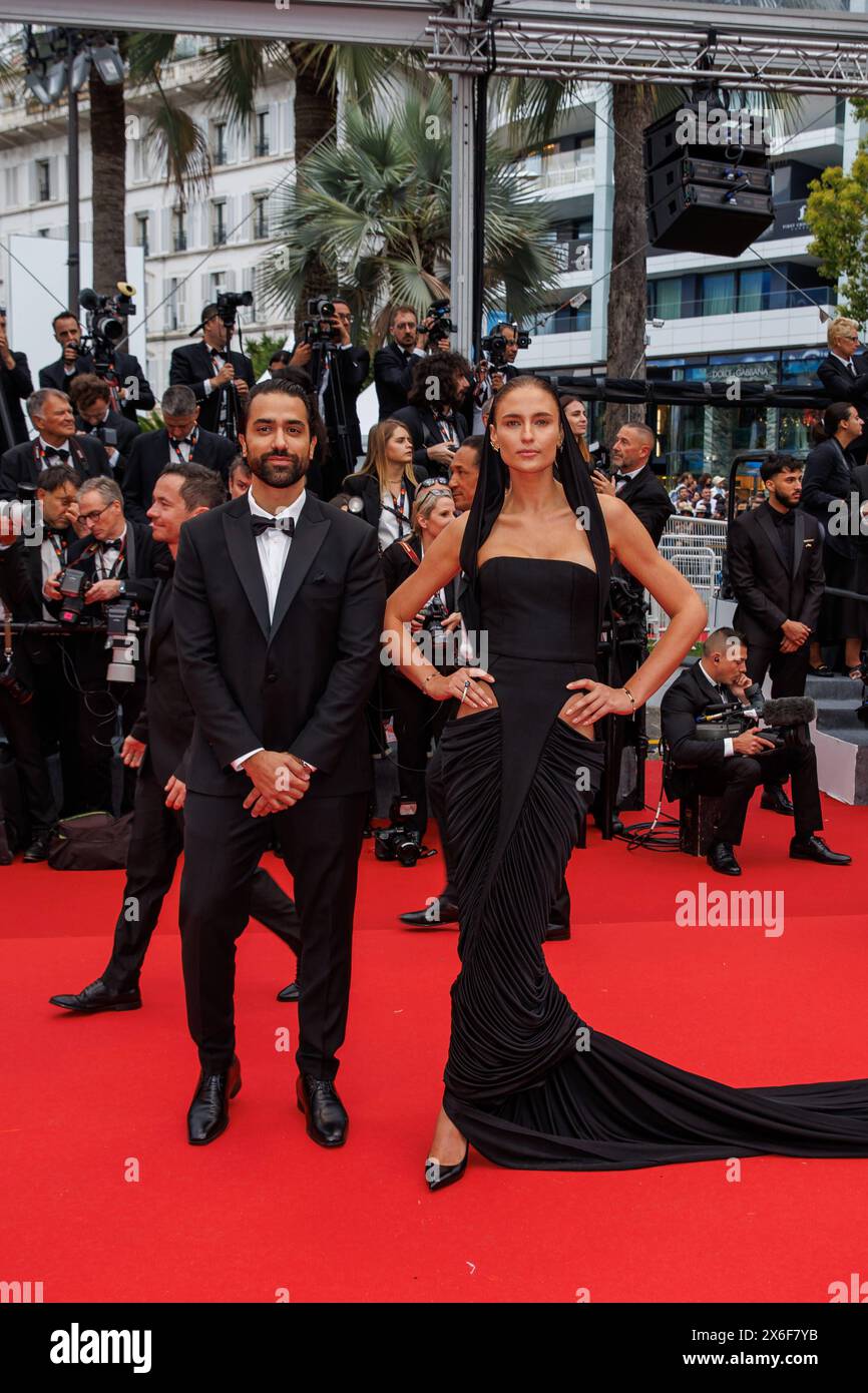 Festival de Cannes - Premiere - Le Deuxieme Acte R Gonzalez Romero and Fernanda Liz bei der Eröffnung der 77. Cannes Film Festspiele im Palais de Festival und der Premiere Le Deuxieme Acte  The Second Act  am 14.05.2024 in Cannes. *** Festival de Cannes Premiere Le Deuxieme Acte R Gonzalez Romero and Fernanda Liz at the opening of the 77 Cannes Film Festival at the Palais de Festival and the premiere Le Deuxieme Acte The Second Act on 14 05 2024 in Cannes Copyright: xEventpressxKochanx Stock Photo
