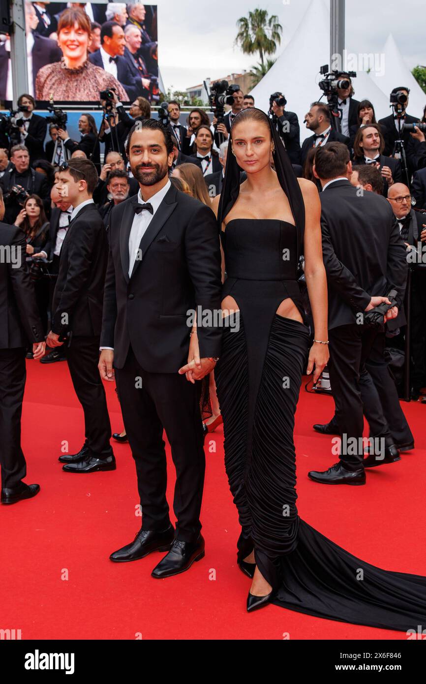 Festival de Cannes - Premiere - Le Deuxieme Acte R Gonzalez Romero and Fernanda Liz bei der Eröffnung der 77. Cannes Film Festspiele im Palais de Festival und der Premiere Le Deuxieme Acte  The Second Act  am 14.05.2024 in Cannes. *** Festival de Cannes Premiere Le Deuxieme Acte R Gonzalez Romero and Fernanda Liz at the opening of the 77 Cannes Film Festival at the Palais de Festival and the premiere Le Deuxieme Acte The Second Act on 14 05 2024 in Cannes Copyright: xEventpressxKochanx Stock Photo