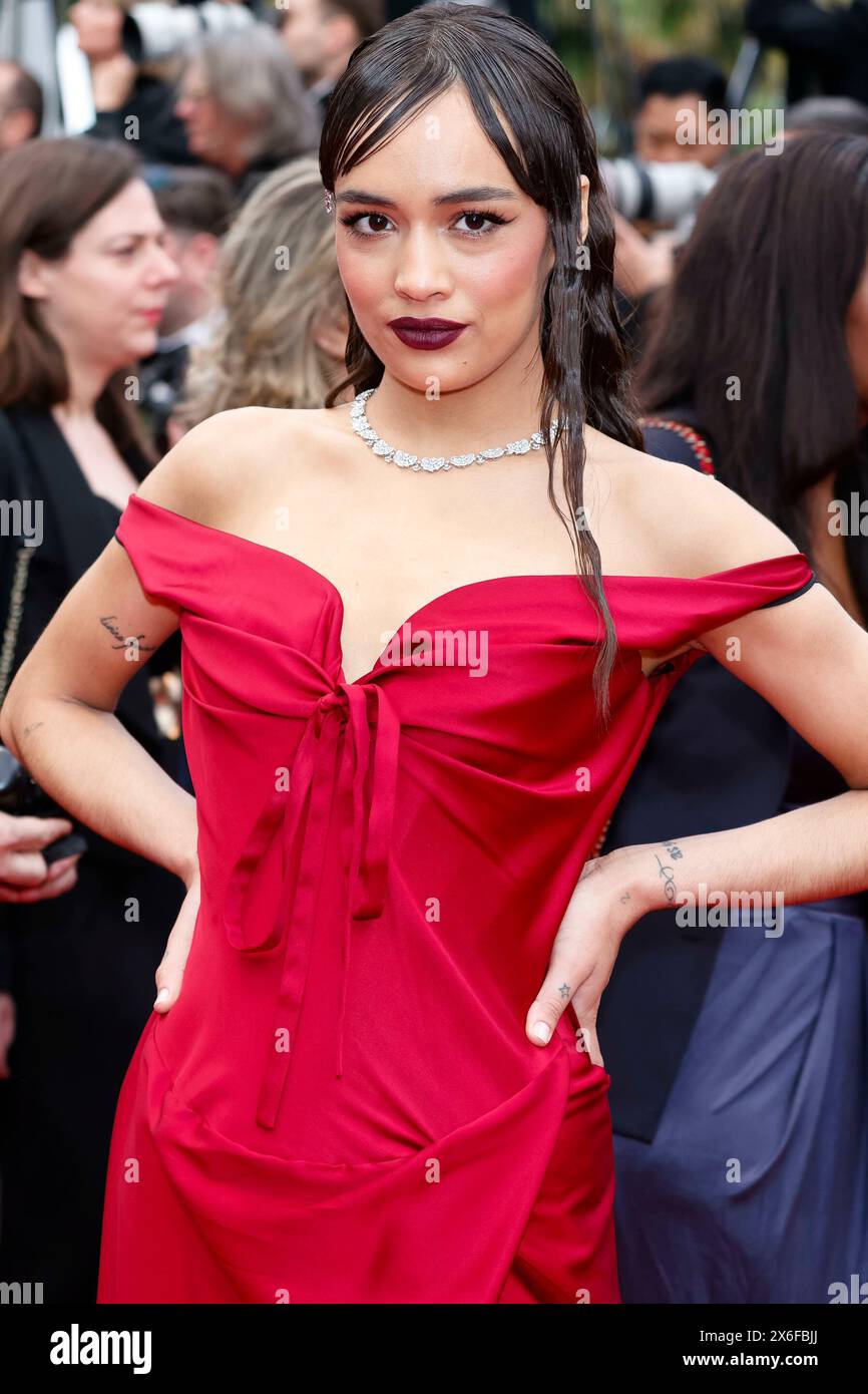 Cannes, France, on 14 May 2024. Thalia Besson attends the premiere of