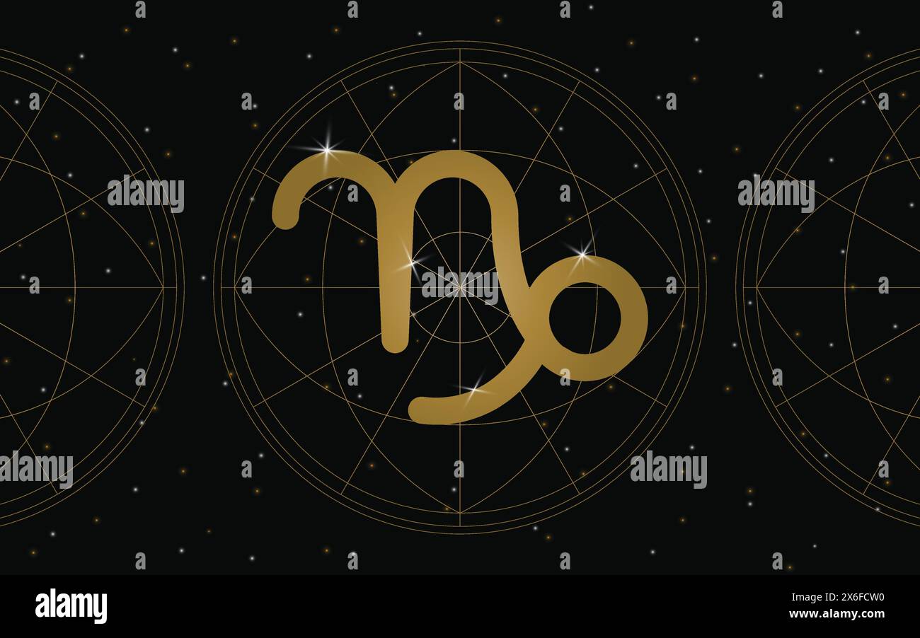 Capricorn Horoscope Symbol, Astrology Icon, Capricorn is the tenth ...