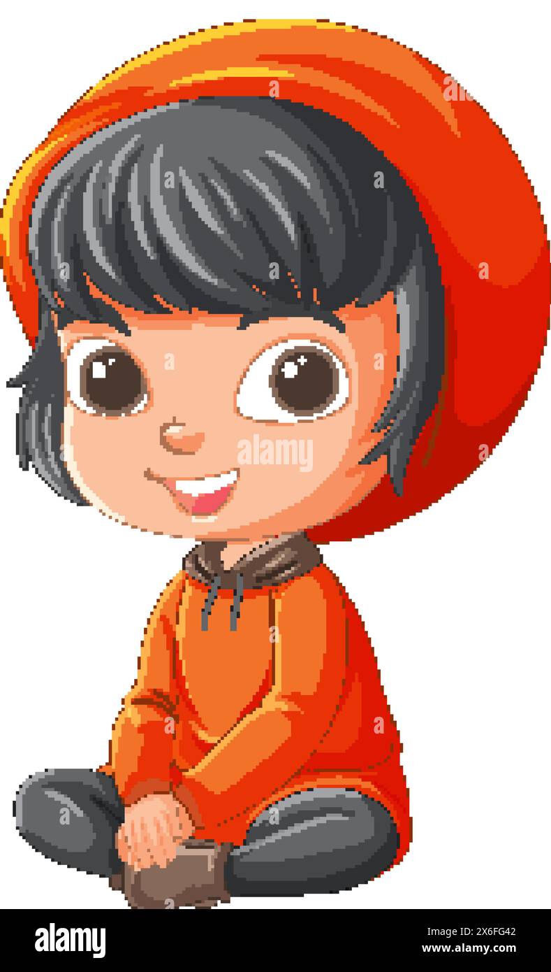 Vector illustration of a happy young boy Stock Vector Image & Art - Alamy