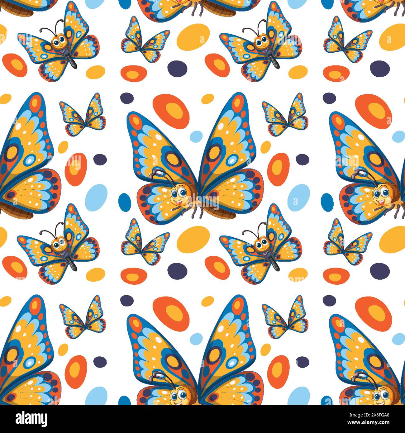 Whimsical pattern of vibrant shapes hi-res stock photography and images ...