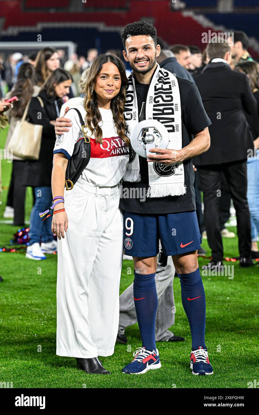 paris-france-12th-may-2024-goncalo-ramos-and-his-girlfriend
