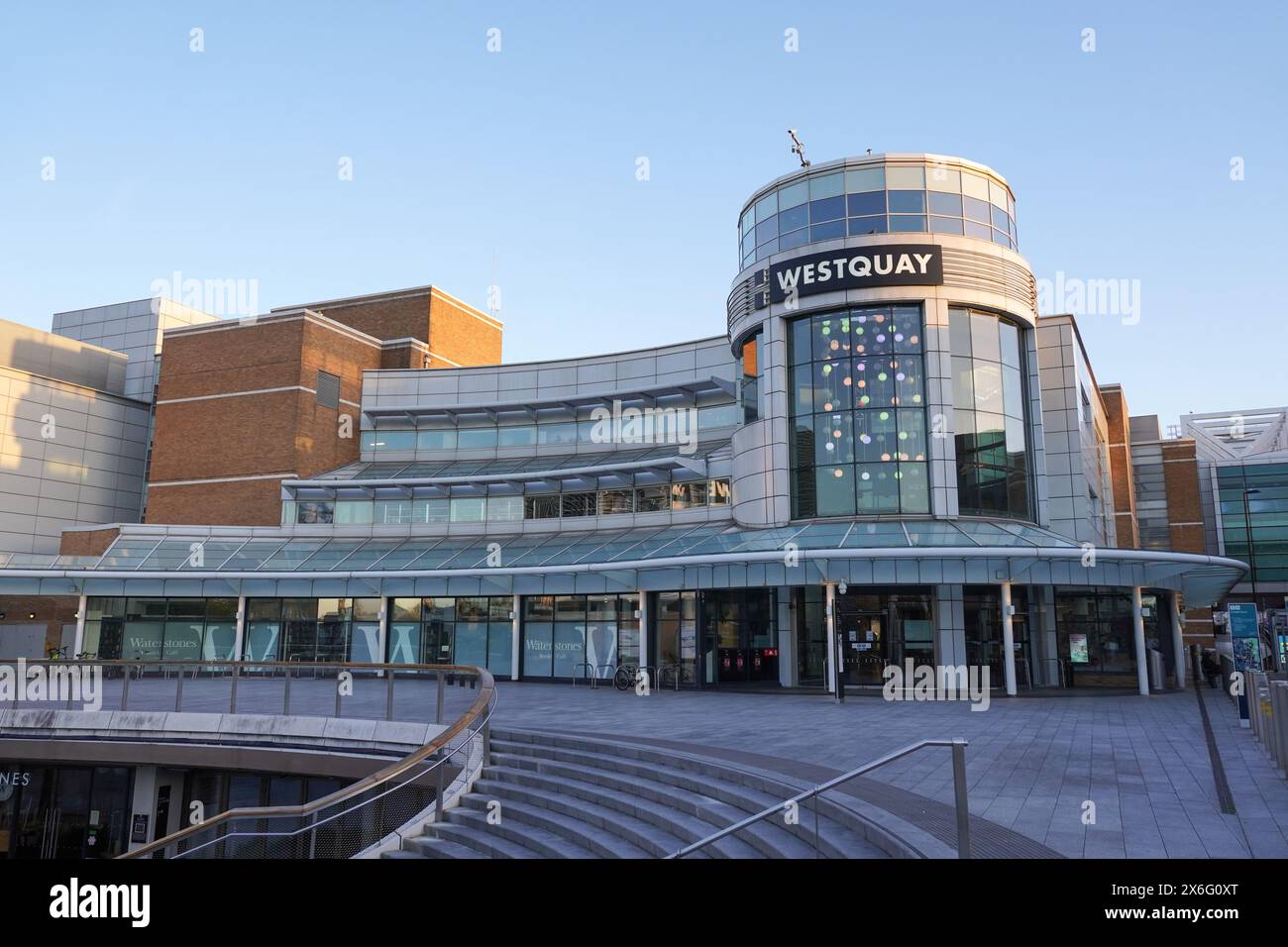 Southampton UK 20 April 2024 Exterior of West Quay shopping centre in ...