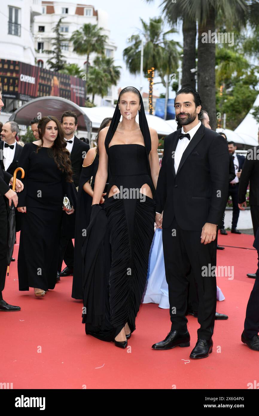 Fernanda Liz und Gonzalez Romero bei der Eröffnungszeremonie und THE SECOND ACT Premiere bei den 77 th Filnfestspielen in Cannes 14.05.2024 *** Fernanda Liz and Gonzalez Romero at the opening ceremony and THE SECOND ACT premiere at the 77th Cannes Film Festival 14 05 2024 Stock Photo