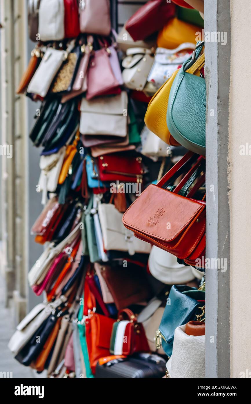 Italian leather products hi-res stock photography and images - Alamy