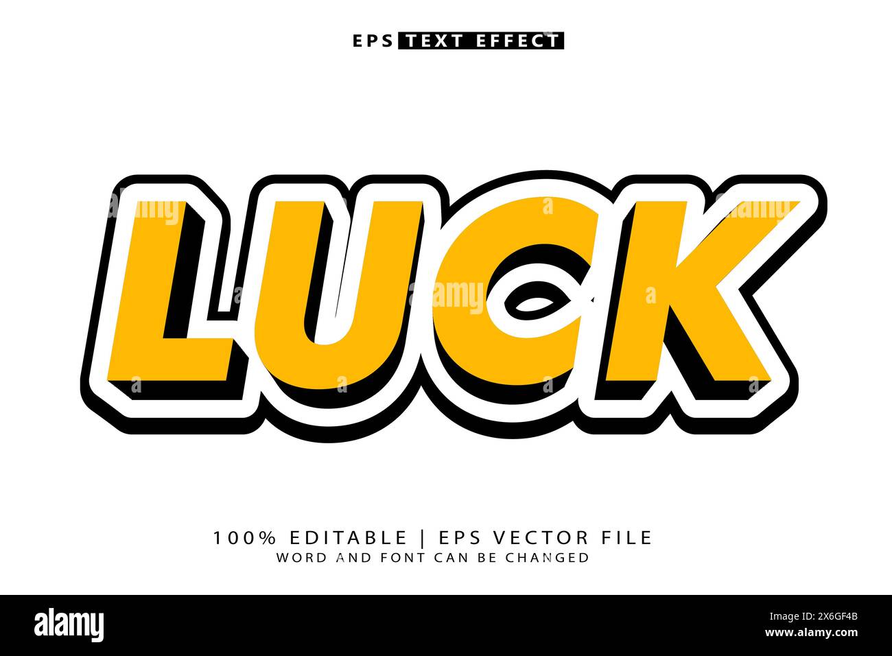Editable 3d text effect stock vector image art alamy