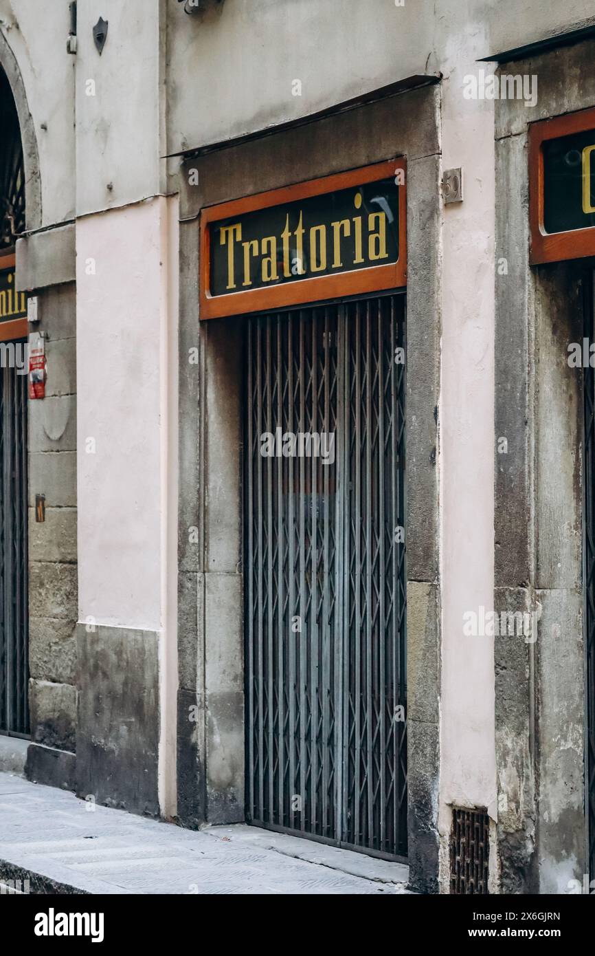 Vintage florence old town italy hi-res stock photography and images - Alamy