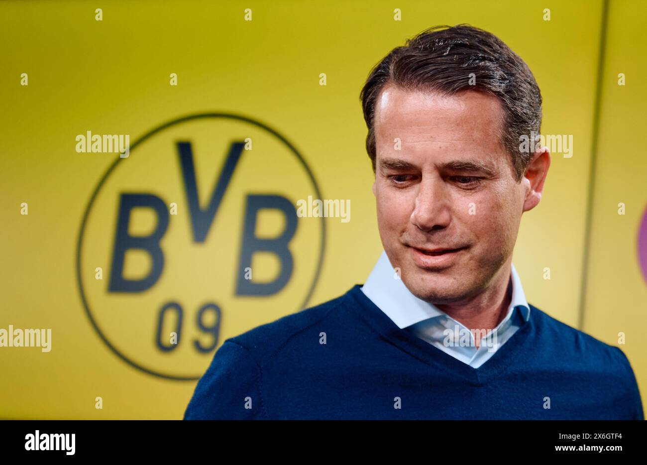 Dortmund, Germany. 15th May, 2024. Lars Ricken attends Borussia ...