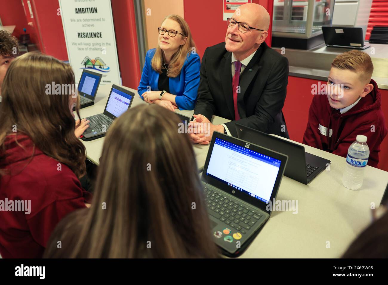 First Minister of Scotland John Swinney and Social Justice Secretary ...