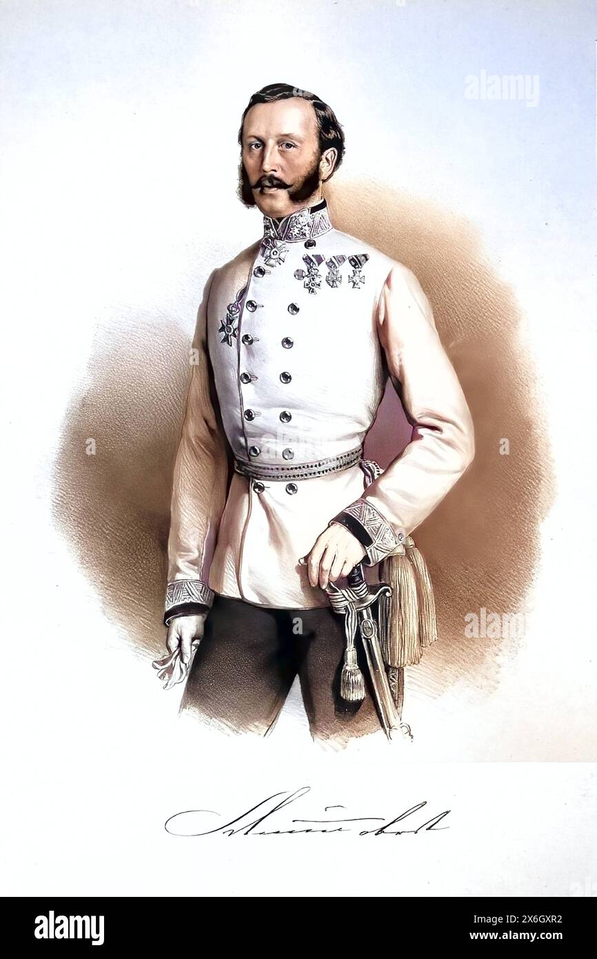 Adolph Schuette von Warensberg, auch Adolf Schuette von Warensberg, getauft 24. November 1777 in Muenster, Westfalen, Heiliges Roemisches Reich, gest. Stock Photo