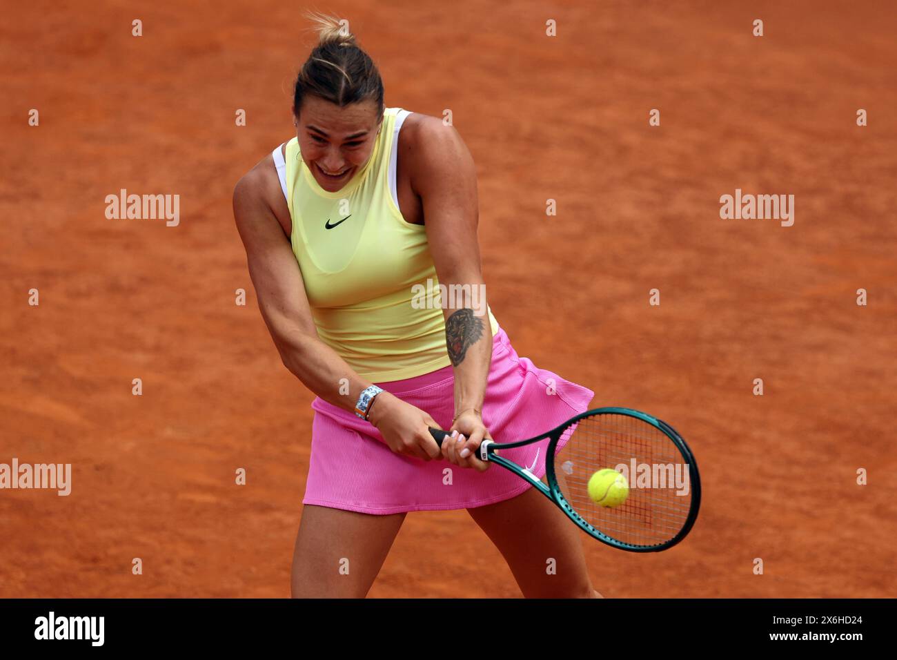 Rome, Italy. 15th May, 2024. Rome, Italy 15.05.2024: Aryna Sabalenka VS