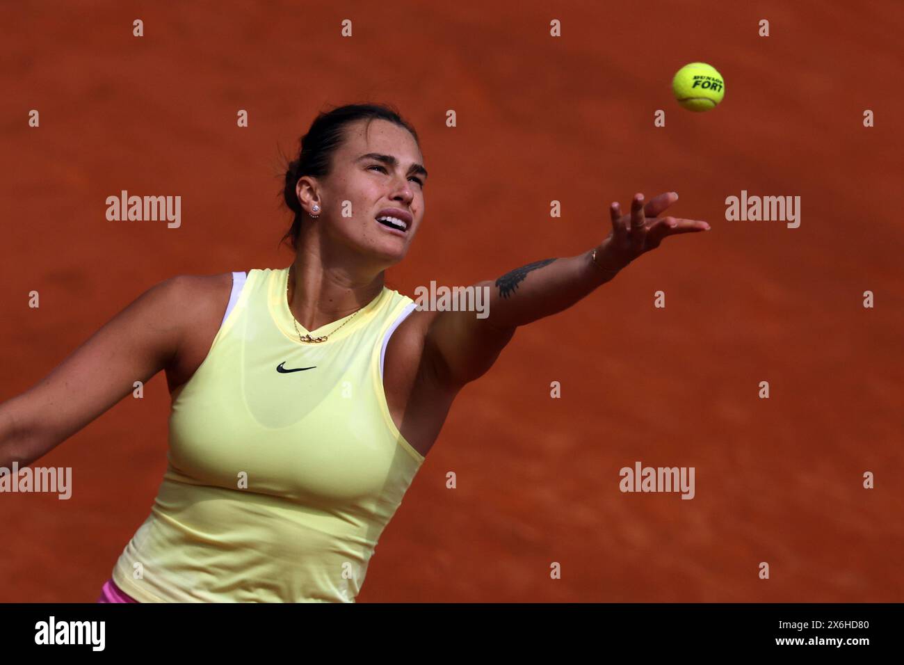 Rome, Italy. 15th May, 2024. Rome, Italy 15.05.2024: Aryna Sabalenka VS