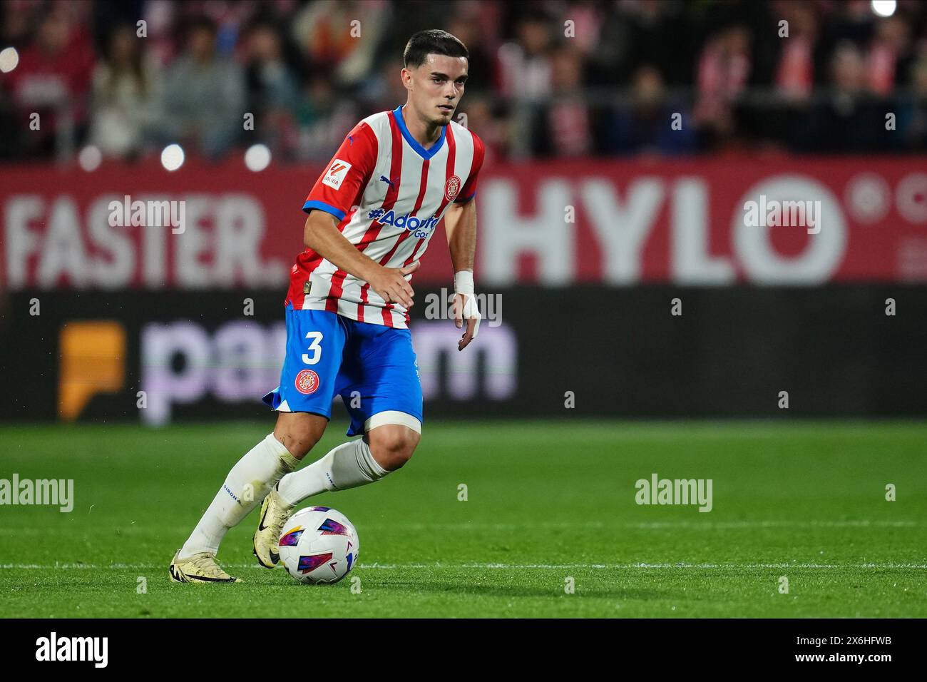 Girona, Spain. 14th May, 2024. Miguel Gutierrez of Girona FC during the La Liga EA Sports match between Girona FC and Villarreal CF played at Montilivi Stadium on May 14, 2024 in Girona, Spain. (Photo by Bagu Blanco/PRESSINPHOTO) Credit: PRESSINPHOTO SPORTS AGENCY/Alamy Live News Stock Photo