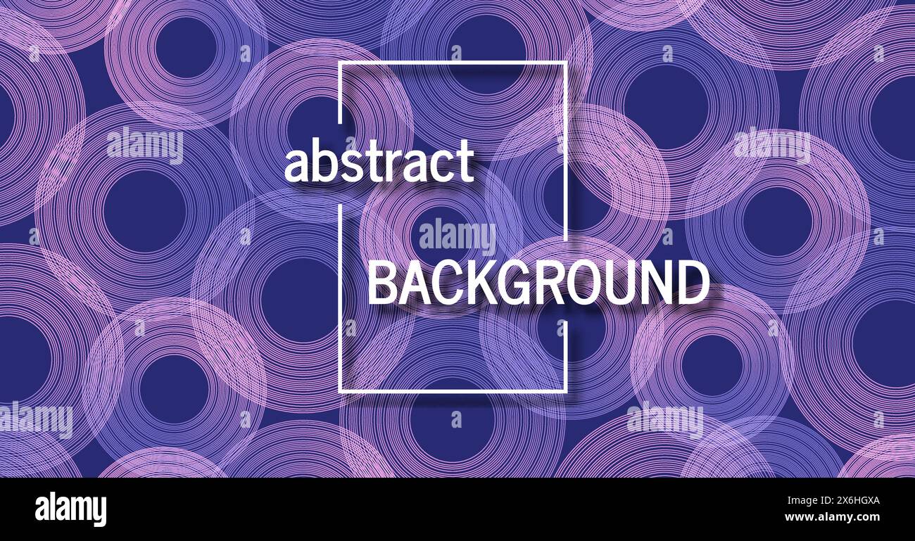 Trendy geometric purple background with abstract circles shapes. Banner ...