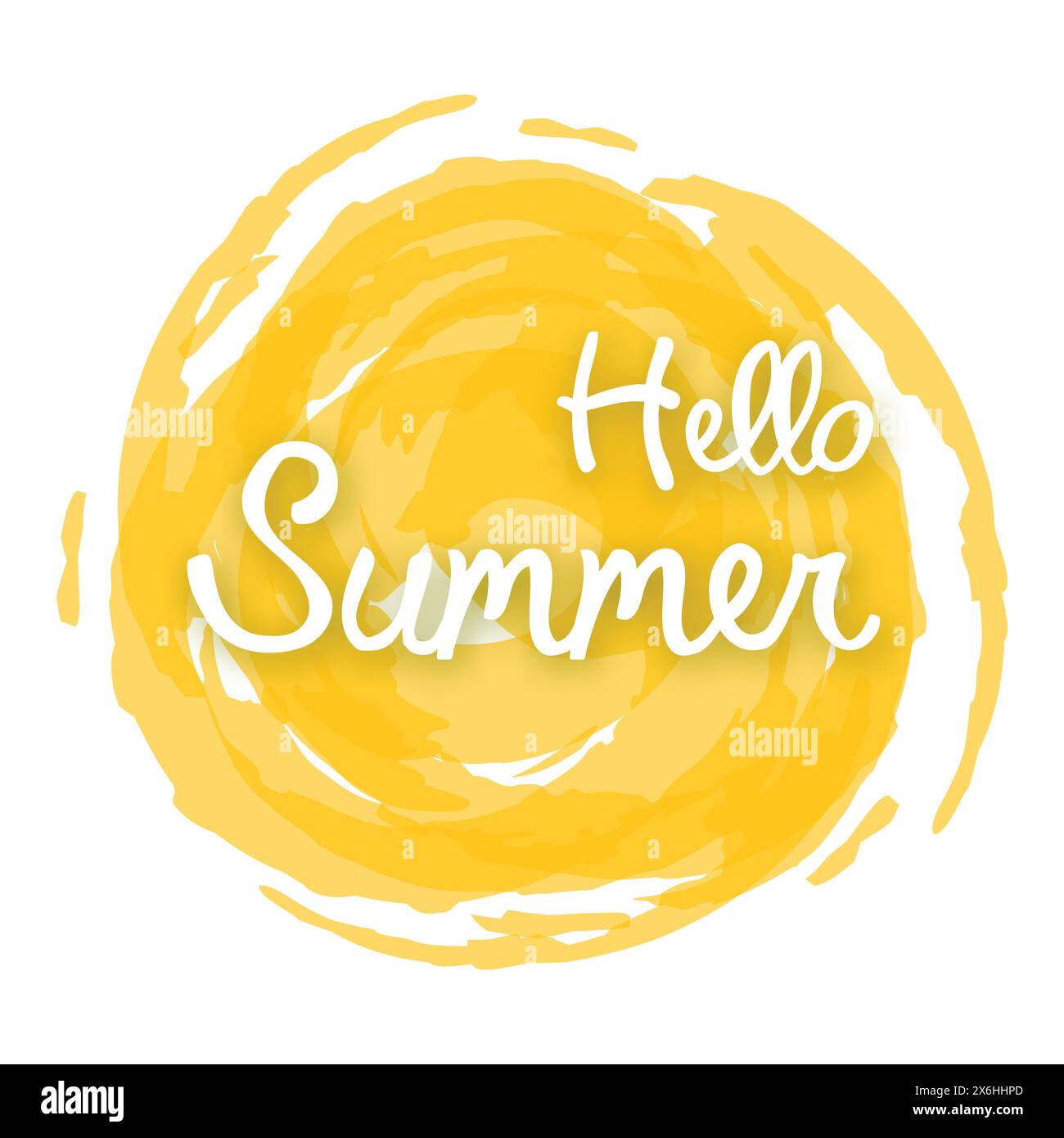 Hello summer on yellow Stock Vector Images Alamy Hello summer on yellow Stock Vector Images Alamy