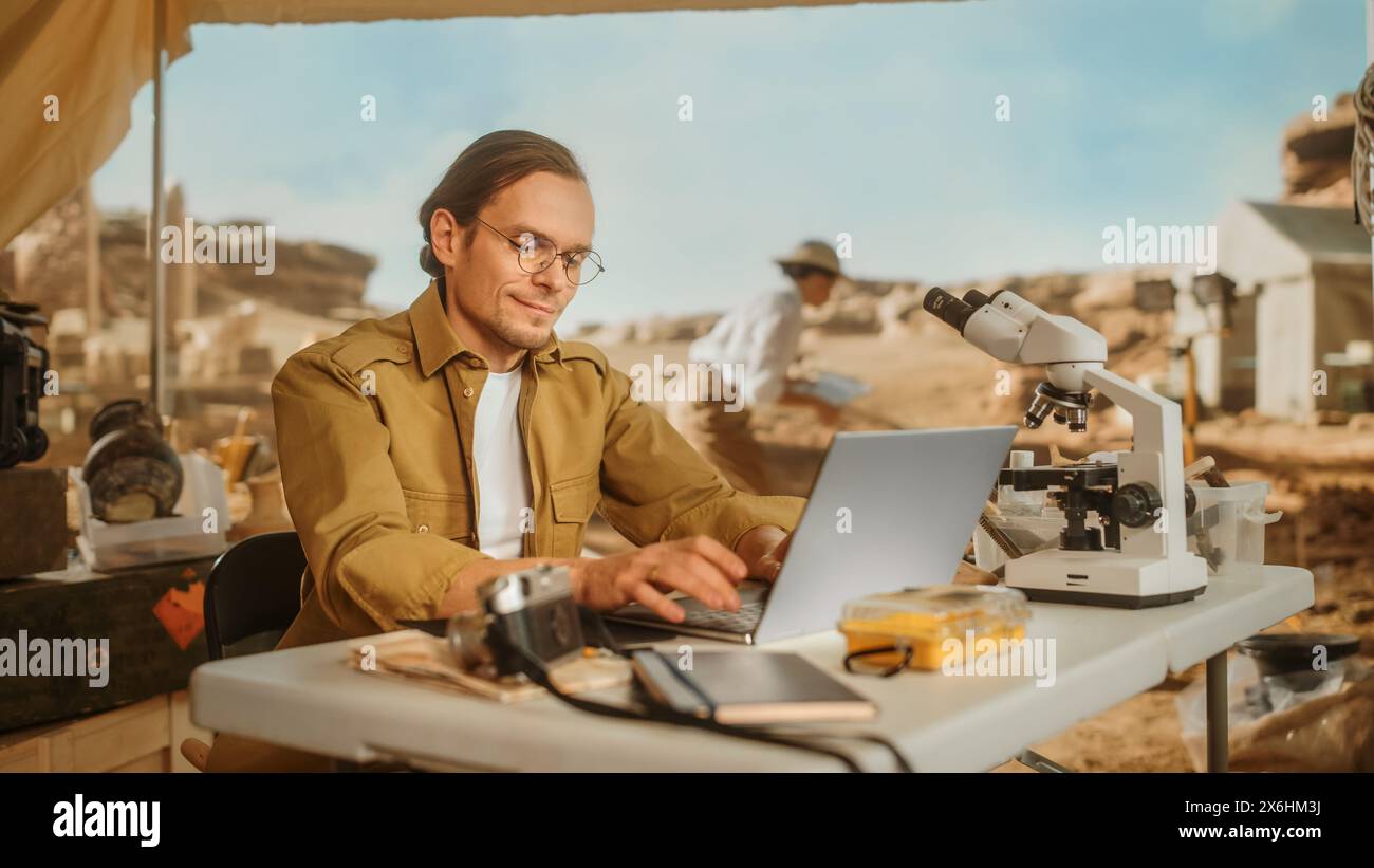 Philip Harding Archaeology site team hi-res stock photography and images - Alamy