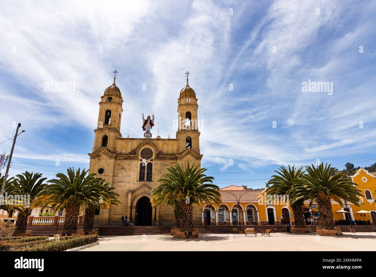 Aquitania, Boyaca Colombia. April 14, 2024. Parish temple, Lord of