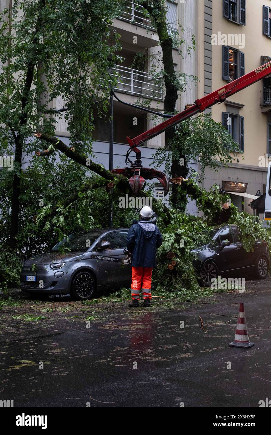 milano-italia-15th-may-2024-in-via-sanzio-caduto-un-albero-su-un