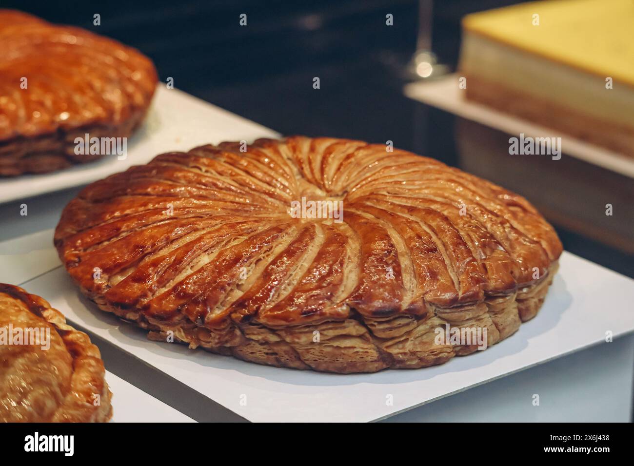 Northern French style "galette des rois" (translation a king cake
