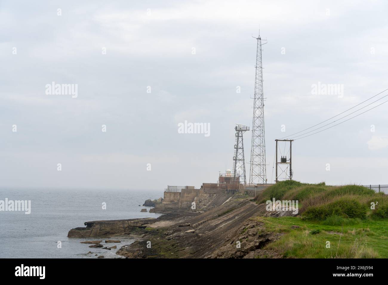 Curated visual reference: Visual Reference: South Gare Nr Redcar North Yorkshire Uk View Of The