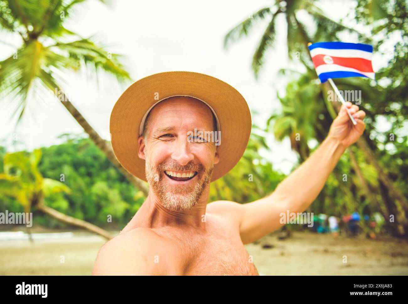 Happy face flag costa hi-res stock photography and images - Alamy