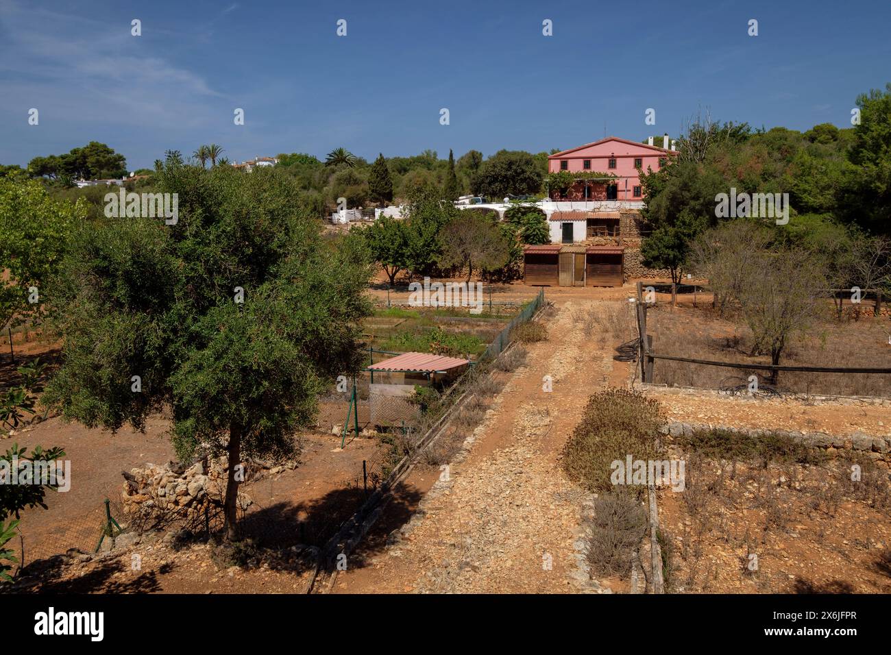 casa de colònies des Pinaret , Ciutadella, Menorca, balearic islands, Spain Stock Photo