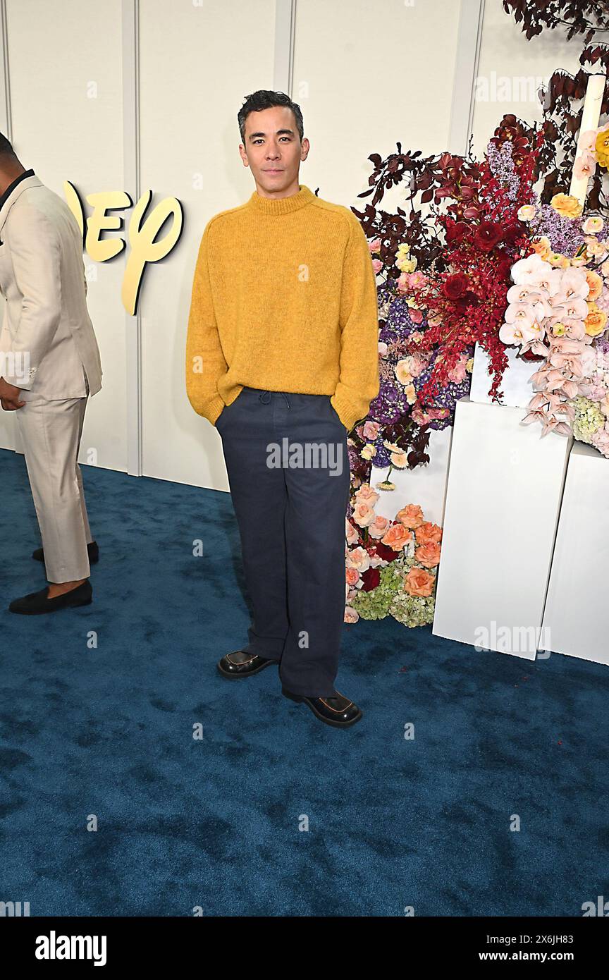 Conrad Ricamora attends the Disney 2024 Upfront Red Carpet at North ...