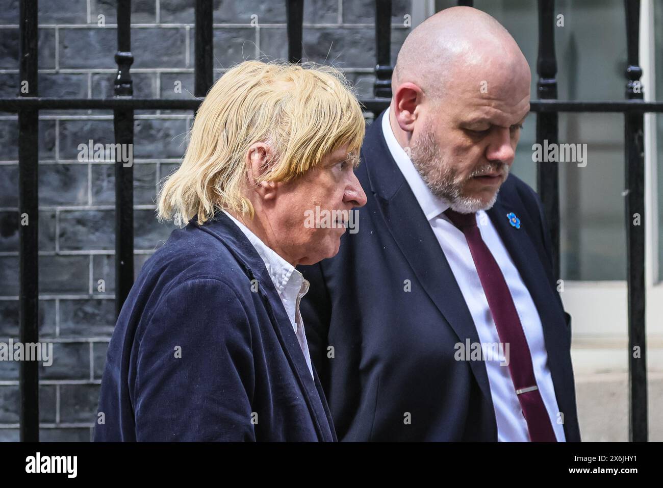 London, UK. 15th May, 2024. Michael Fabricant, MP, and colleagues. Conservative MPs, former ministers and other colleagues attend Downing Street, for a briefing with the PM and his advisers, thought to be centred around local election strategy. Credit: Imageplotter/Alamy Live News Stock Photo