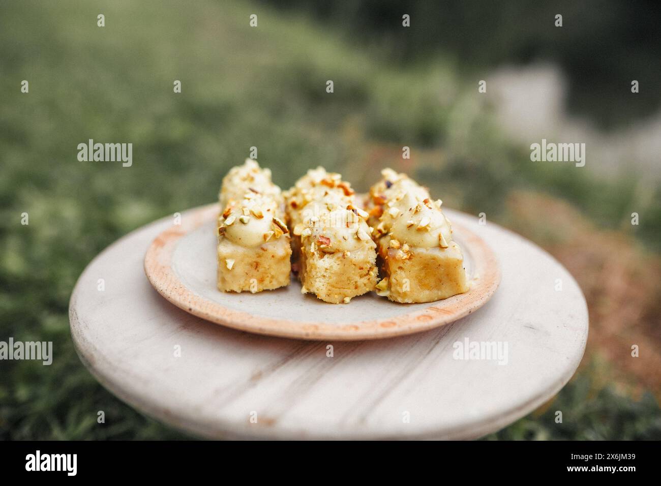 A Grainy Plateful of Wonder Stock Photo