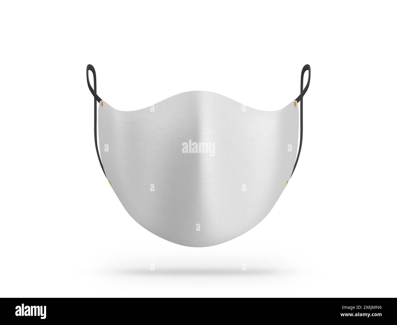 Face Mask Mockup 3D Rendering Stock Photo - Alamy