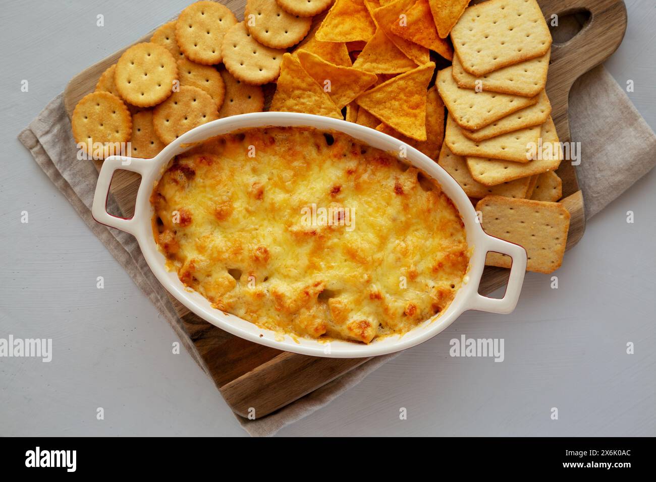 Homemade Piri Piri Chicken Dip, top view Stock Photo - Alamy