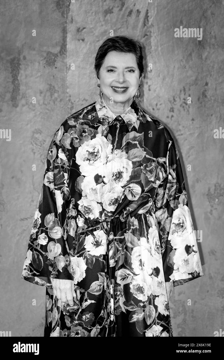 Rome, Italy May 3, 2024 Isabella Rossellini attend the red carpet of