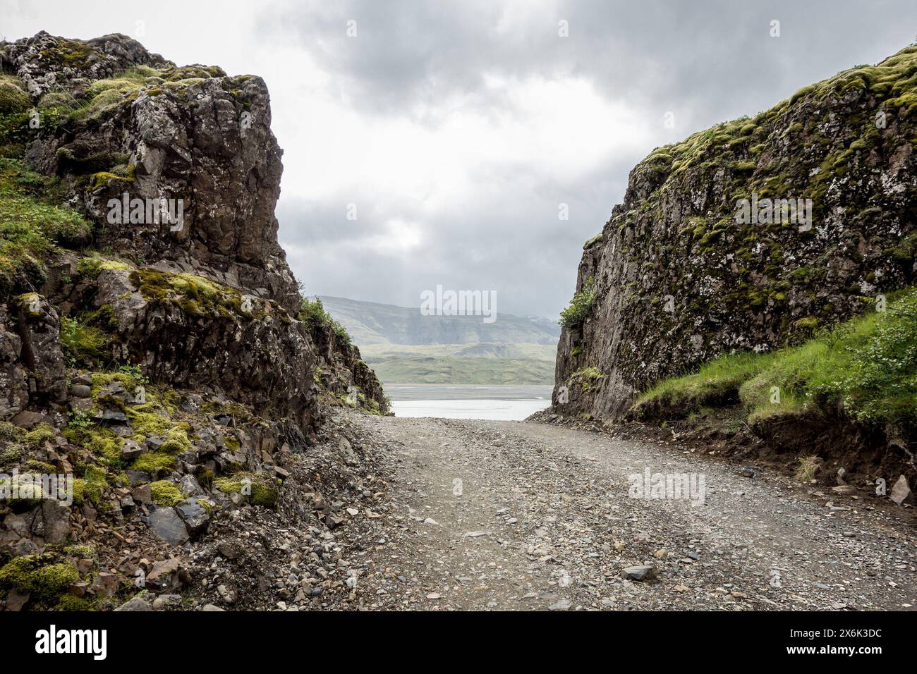Narrow passage between the rocks hi-res stock photography and images ...
