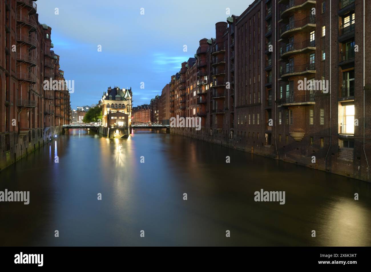 Moated castle, moated castle, reflections, part of the Unesco World ...
