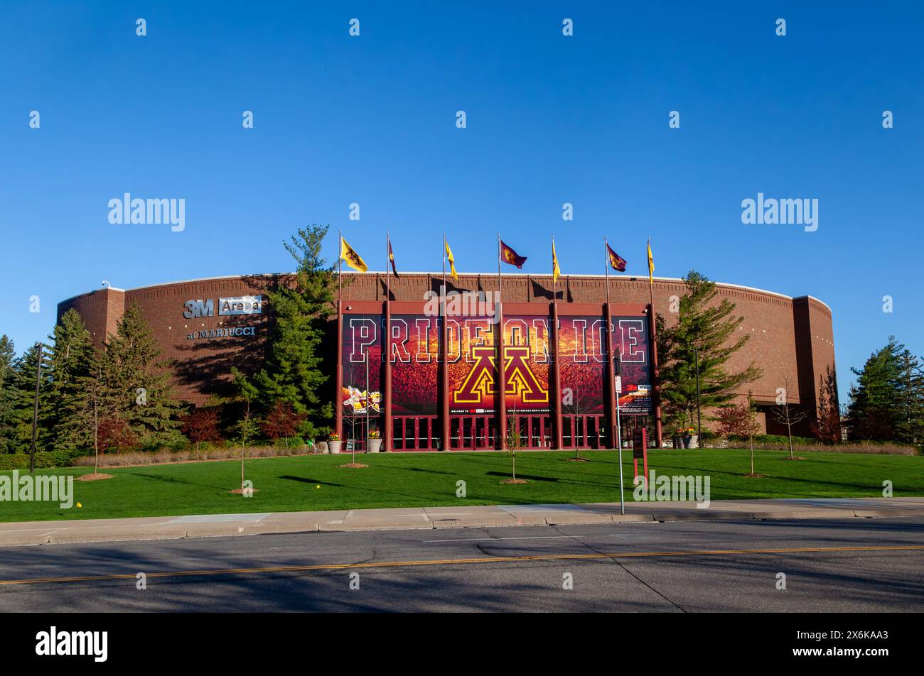 3M Arena at Mariucci home of Gopher Hockey at the University of Minnesota Stock Photo