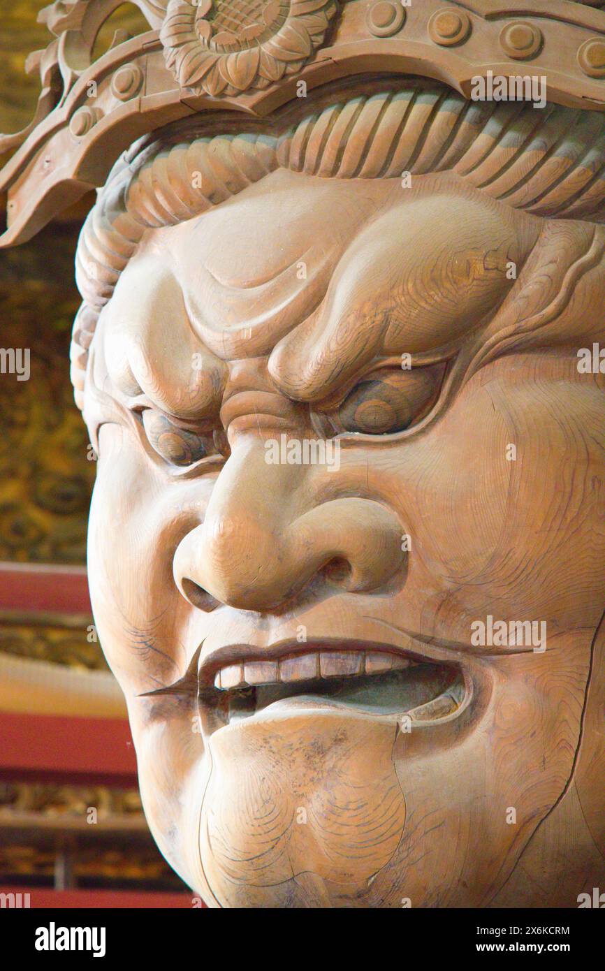Japan, Nara, Todaiji Temple, Jikokuten, guardian deity, statue Stock