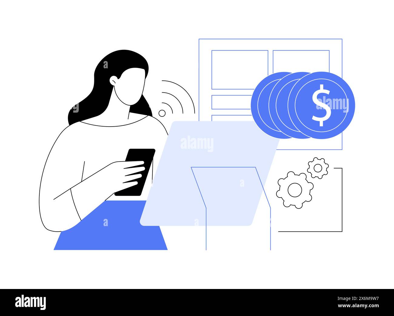 Self Bank Vector Self service branch Stock Vector Images - Alamy