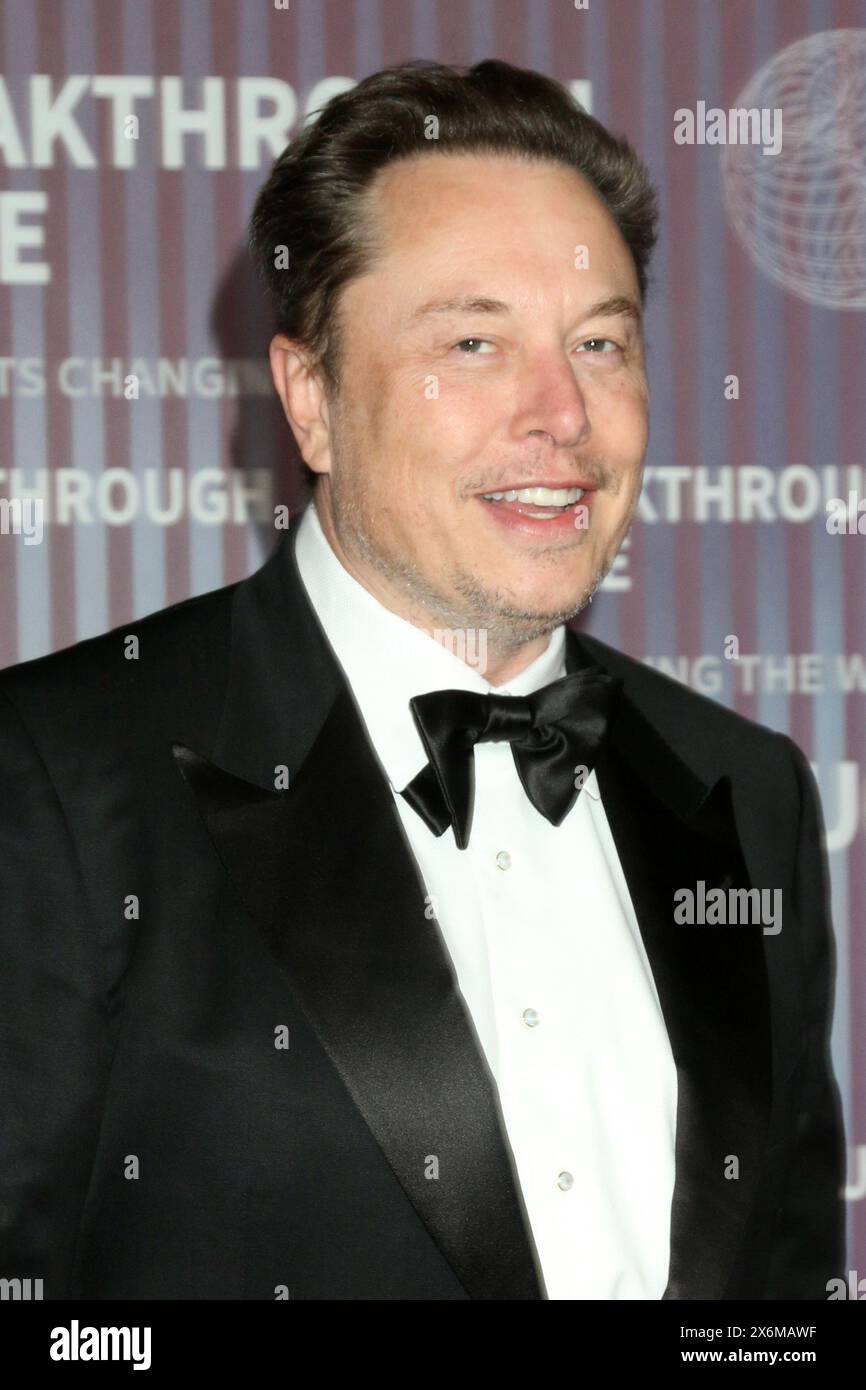 10th Annual Breakthrough Prize Ceremony at the Academy Museum of Motion Pictures on April 13, 2024 in Los Angeles, CA Featuring: Elon Musk Where: Los Angeles, California, United States When: 13 Apr 2024 Credit: Nicky Nelson/WENN Stock Photo